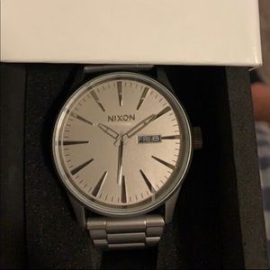 Nixon Mens SS Sentry Dark Steel Watch